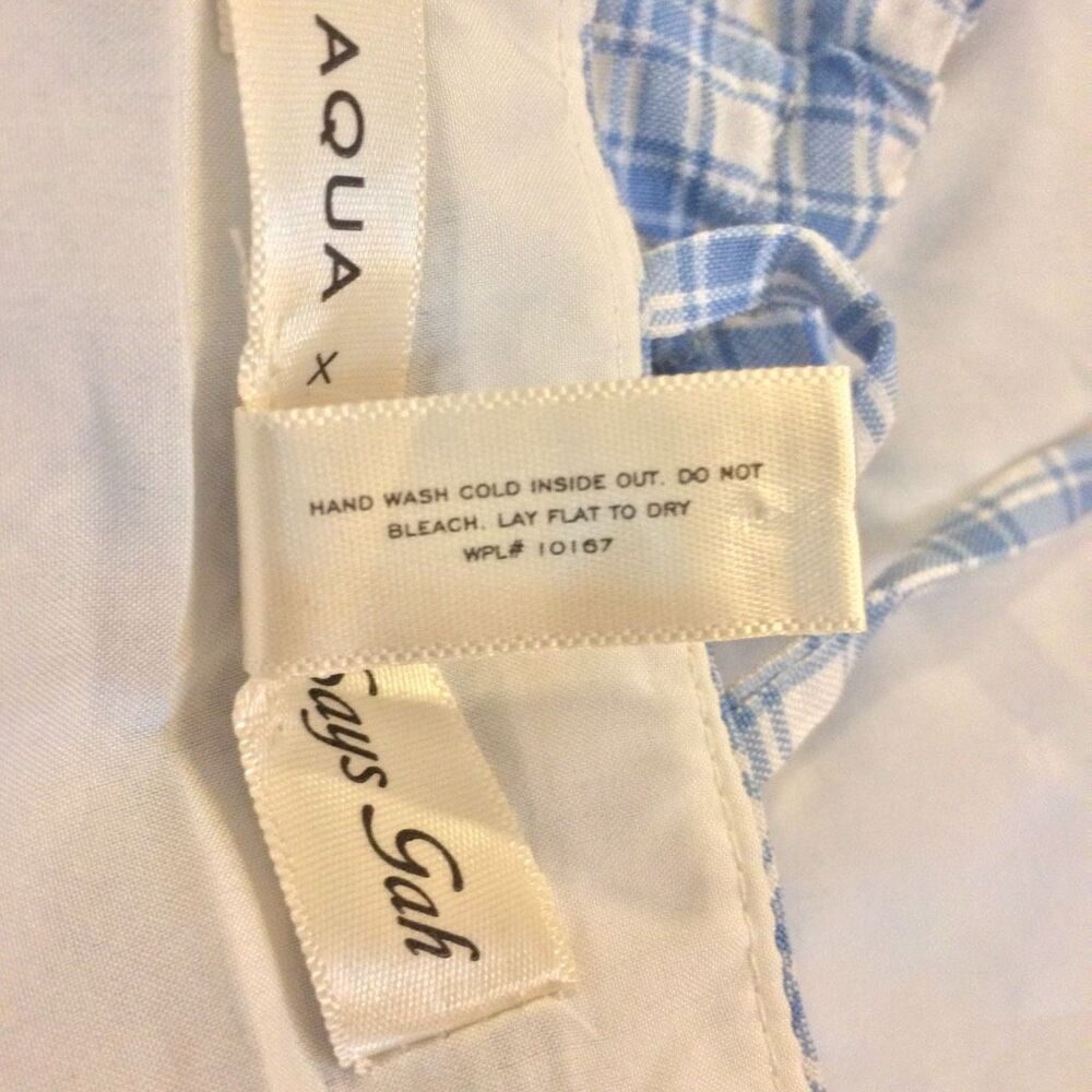 AQUA x Lisa Says Gah Gingham Maxi Dress embroidered xs - Picture 8 of 8